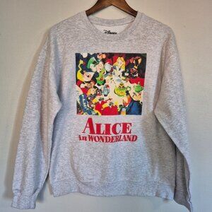 Disney Alice In Wonderful Graphic Sweatshirt Medium
